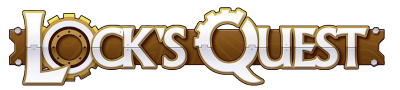 Lock's Quest title screen for Nintendo DS